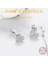 8mm Tarzı E2202R 925 Ayar Gümüş Kadın Kalpler Saplama Küpe Kübik Zirkonya ile Kızlar Için Kore Moda Takı Küçük Sevimli Parlak Küpeler (Yurt Dışından) 5