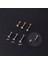 6mm Tarzı Altın-4mm 1 Adet Paslanmaz Çelik Piercing Tragus Damızlık Kristal Labret Kulak Çıtçıt Helix Kıkırdak Küpe Kadınlar Için Piercing Göbek Takısı Hediye (Yurt Dışından) 2