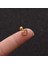 No.22 Tarzı Altın Fashiotainless Çelik Mini Zirkon Kıkırdak Piercing Düğme Küpe Kadınlar Için Helix Tragus Piercing Kadın Göbek Takısı 1 Adet (Yurt Dışından) 3