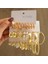 OV53675 Altın Rengi Vintage Geometri Inci Küpeler Set Metal Sicim Kare Dangle Küpe Yuvarlak Kadınlar Için Basit Trendy Parti Takı (Yurt Dışından) 2