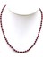 10-11 mm Qingmos Yuvarlak Doğal Kahverengi Granat Kolye ile Kadınlar Için Hakiki Taş Chokers 17 "takı Yakası Femme NEC5786 (Yurt Dışından) 3