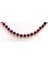 10-11 mm Qingmos Yuvarlak Doğal Kahverengi Granat Kolye ile Kadınlar Için Hakiki Taş Chokers 17 "takı Yakası Femme NEC5786 (Yurt Dışından) 4