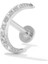 S16 Konserve Tragus Piercing Saplama Küpeler Wometerling Gümüş Kübik Zirkonya Labret Dudak Yüzük Kıkırdak Küpe Takı 1 Adet (Yurt Dışından) 1