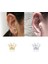 Mavi Boako Gümüş Küpe Womeross Için Aretes Kelebek Yıldırım Saplama Küpe Piercing Güzel Takı (Yurt Dışından) 5