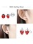 ETYE3227 Eleshe Fashioterling Gümüş Küpe Çocuk Takı Kırmızı Emaye Hayvan Uğur Böceği Küçük Damızlık Küpe Çocuklar Kızlar Için Bebek (Yurt Dışından) 2