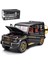 Zarif Araba Modeli 1/24 Benz G63 Amg Model Araba, Çinko Alaşımı Geri Çekin Oyuncak Araba Çocuklar Için Ses ve Işık ile Erkek Kız Hediye (Siyah) (Yurt Dışından) 1