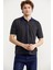 Pamuk Polo Yaka Kısa Kol Triko T-Shirt - Antrasit 2