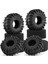 4 Adet 120MM 1.9ın Off-Road Lastikleri 1: 10 Rc Paletli Araba Eksenel SCX10 (Yurt Dışından) 5