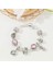 17CM Tarzı No.34 Boyutu Moda Sonsuza Kadar Aşk Boncuk Charm Bilezikler Kadınlar Için Gümüş Renk Zincir Bilezikler Olarak Çift Noel Jeweley Pulseira Hediye (Yurt Dışından) 4