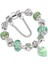 17CM Tarzı No.16 Boyutu Chıeloy Moda Kristal Charm Bilezik ve Bilezikler Kadınlar Için Dıy Gümüş Renk Charm Pulsera Yeşil Bilezikler (Yurt Dışından) 1