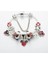 17CM Tarzı B19013 Karikatür Hayvan Sevimli Fare Charm Bilezikler Kadınlar Çocuklar Için Pulseras Mujer Kırmızı Cam Kristal Boncuklar Bileklik Genç Kız Takısı Hediye (Yurt Dışından) 4