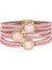18CM Tarzı Pembe Wellmore Lüks Kadın Bilezikler Çinko Alaşım Wrap Bilezikler Kadınlar Için Mıknatıs Bohemia Bilezikler Moda Kadın Mücevheratı (Yurt Dışından) 1