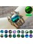 No.30 Boyutu Esspoc Kuzey Işıkları Fotoğraf Bileklik Bileklik Aydınlık Cam Cabochon Pulseras Mujer Steampunk Kahverengi Deri Bilezik Kadın Hediye (Yurt Dışından) 2