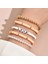 No.4 Boyutu Moda Gökkuşağı Istiflenebilir Bilezikler Kadınlar Için Set Kalp Charm Yumuşak Kil Çömlek Katmanlı Boncuk Zincir Bileklik Kadın Boho Takı (Yurt Dışından) 1