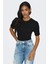 Onlbelia Keten Karışımlı Fitted T Shirt Kadın T Shirt 15289850 1