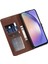 Samsung Galaxy S24+ Deri Mutlu Desen Baskılı KoruyucuKahverengi Telefon Kılıfı (Yurt Dışından) 3