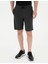 Erkek Antrasit Melanj Slim Fit Örme Şort 50292994-VR081 2