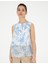 Kadın Mavi Regular Fit Bluz 50284644-Vr036 3