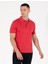Erkek Kırmızı Regular Fit Polo Yaka Merserize Tişört 50262668-VR030 3
