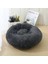 Koyu Gri Tarzı 50CM Süper Yumuşak Pet Yatak Kulübesi Köpek Yuvarlak Kedi Kış Sıcak Uyku Tulumu Uzun Peluş Köpek Yastık Mat Taşınabilir Kedi Malzemeleri cm (Yurt Dışından) 1