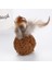 Beyaz Stil Kedi Peluş Oyuncak Catnip Peluş Top Şekli Tüy Oyuncak Çiğneme Sesi ile Kedi Aksesuarları Pet Yavru Azı Dişi Oyuncak Interaktif Evcil Hayvan Oyuncak (Yurt Dışından) 4