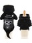 Siyah Kafatası Stili Xs Beden Cadılar Bayramı Kedi Kostüm Kabak Kafatası Örümcek Kediler Köpekler Için Cosplay Giysileri Sıcak Köpek Ceket Hoodie Polar Köpek Kış Ceket Giyim (Yurt Dışından) 1
