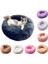 Pembe 1 Stil Dç 50 cm Kedi Yatakları Yuvarlak Rahat Sakinleştirici Köpek Yatağı Kediler Için Yatıştırıcı Yatak Köpek Anti Anksiyete Evi Kedi Polar Hatmi Kedi Yatak Minderi (Yurt Dışından) 4