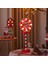 LED Noel Dekoratif Işıklar Şenlikli Bir Atmosfer Penceresi Noel Şapka Taç Süsleri Modelleme Işıkları (Yurt Dışından) 1