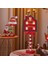 LED Noel Dekoratif Işıklar Şenlikli Bir Atmosfer Penceresi Noel Şapka Taç Süsleri Modelleme Işıkları (Yurt Dışından) 1