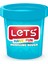Lets Oyun Hamuru Tek Renk Mavi 150 Gr L-8340-3 1