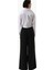 Geniş Paça Krep Pantolon - Siyah 4