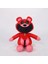 Gülümseyen Yaratıklar Korku Gülümseyen Hayvan Serisi Bebek Pembe Domuz Peluş Oyuncak Ayakta Kırmızı Ayı 30CM 130G Sıradan Ambalaj (Yurt Dışından) 1