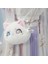 No.5 Tarzı Kadın Lolita Peluş Kedi Messenger Çanta Kadın Ins Vahşi Sevimli Kız Kalp Zincir Omuz Çantası (Yurt Dışından) 3