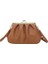 Kahverengi Tarzı 26X17X10CM Kadın Küçük Crossbody Çanta Pu Deri Bayan Çanta ve Moda Moda Kabuk Kadın Omuz Çantası Bolsas Klip El Çantası (Yurt Dışından) 1
