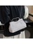 Siyah Stil 15CMX24CMX9CM Ummer Famouse Çanta Zihinsel Saplı Tasarımcı Pilili Kabuk Çanta Kadınlar Için Debriyaj Çantalar Crossbody Çanta Uzun Kemer (Yurt Dışından) 5