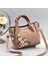 Kahverengi Tarzı Kadın Moda Çanta Bagaj Çanta Omuz Wome Için Yeni Trendy Baskı Büyük Kapasiteli Kare Pu Fermuar Bolsos (Yurt Dışından) 3