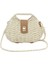 Bej Tarzı Moda Hasır Kamış Örgü Çanta Dokuma Kadın Çanta Yaz Seyahat Plaj Çantası Bali Hasır Omuz Crossbody Çanta Womelutch Için (Yurt Dışından) 1