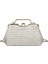 Beyaz Stil 15CMX24CMX9CM Ummer Famouse Çanta Zihinsel Saplı Tasarımcı Pilili Kabuk Çanta Kadınlar Için Debriyaj Çantalar Crossbody Çanta Uzun Kemer (Yurt Dışından) 1