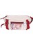 Beyaz Stil Moda Bel Çantaları Kadın Naylon Eğlence Saf Renk Fanny Paketi Kızlar Crossbody Göğüs Çanta Sevimli Öğrenci Kemeri Bel Paketleri (Yurt Dışından) 1