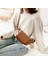 Siyah Stil Kadın Çanta Moda Kadınlar Saf Renk Pu Deri Omuz Crossbody Messenger Çanta Rahat Bayanlar Küçük Treval Bel Göğüs Çantaları (Yurt Dışından) 5