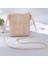 C Stili Yeni Moda Kadın Hasır Çanta Rattan Dokuma Bez Çanta Yeni Crossbody Messenger Çanta Örgü Küçük Kare Çanta Boho Plaj Yaz (Yurt Dışından) 3