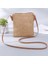 C Stili Yeni Moda Kadın Hasır Çanta Rattan Dokuma Bez Çanta Yeni Crossbody Messenger Çanta Örgü Küçük Kare Çanta Boho Plaj Yaz (Yurt Dışından) 4