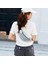 Gümüş Tarzı Moda Lazer Bel Çantası Kadın Pu Deri Spor Rahat Göğüs Telefon Kılıfı Fermuar Kadın Kız Streetwear Crossbody Paketi (Yurt Dışından) 3