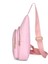 Siyah Stil Kadın Ekose Göğüs Çantası Kore Çapraz Vücut Sling Göğüs Paketi Bayanlar Rahat Seyahat Crossbody Messenger Çanta Kadın Omuz Çantası Pembe (Yurt Dışından) 3