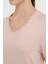 WB V VISKON 11MDK205 4FX Pembe Kadın Kısa Kol T-Shirt 4