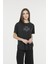 Wl Larına 11Ck2230 4Fx Siyah Kadın Kısa Kol T-Shirt 5
