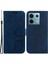 Xiaomi Poco X6 5g Pu Deri Kapak Çevirin Cüzdan Standı Kaplan Desenli Telefon Kılıfı-Koyu Mavi (Yurt Dışından) 1