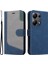 Xiaomi Poco M6 Pro 4g Telefon Kılıfı Için Üç Renkli Ekleme Standı Kapak-Mavi (Yurt Dışından) 1