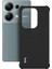 Xiaomi Poco M6 Pro 4g Kılıf Mat Tpu Telefon Kapağı Köşeleri Düşme Koruması-Siyah (Yurt Dışından) 3