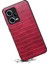 Xiaomi Redmi Note 12 Pro 5g Pu Deri+Pc+Tpu Kapak Timsah Dokulu Cep Telefonu Kılıfı-Kırmızı (Yurt Dışından) 3